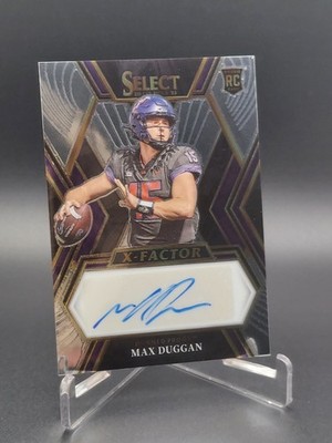 2023 Panini Select DP - X-Factor Signatures Max Duggan #XS-MAX (AU, RC) Mint   
