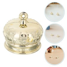  50pcs Ornament Tops Cap Golden: Hanger DIY Decorations Cap - Golden Bauble