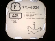 NOS Felsa #445 Setting Lever Spring / Set Bridge - Cal 302