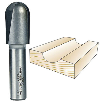 Whiteside Core Box Bit 1/2 in. SH x 3/8 in. R x 3/4 in. CD