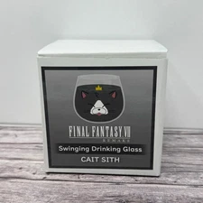 Final Fantasy VII Remake Swinging Drinking Glass Cait Sith New Japan US Seller