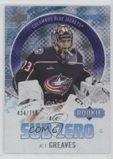 2023-24 Upper Deck Ice Sub Zero Rookies 434/799 Jet Greaves #SZ-56 0r6j