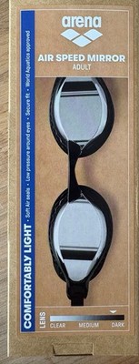 Schwimmbrille Arena Air  Speed Mirror adult silver/black