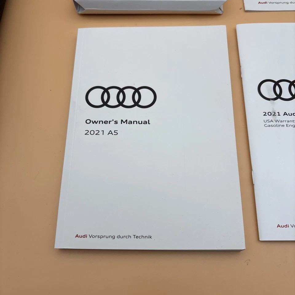 2021 AUDI A5 MANUAL DO PROPRIETÁRIO, garantia, suplemento, com capa incluída - Imagem 4 de 4