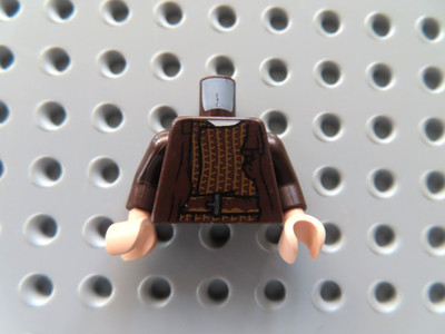 Lego 1 x Torso Jacke dunkelbraun 973pb3663 Luke Skywalker Old sw1039