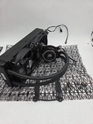 Corsair H105 CW-9060016-WW Liquid CPU Cooler With Rear Bracket etc, LGA 115x