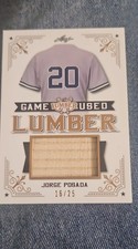 2021 Leaf Lumber - Game Used Lumber Jorge Posada #GUL-53 /25 (MEM)