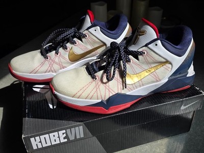 Nike Zoom Kobe VII 7 System Gold Medal 2012 Size 10.5 OG Box Excellent