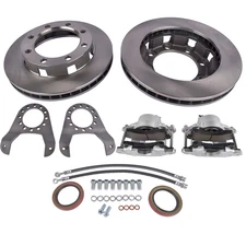 US Fits for GM 14 Bolt Complete Disc Brake Conversion Kit 10.5 SRW Full Float