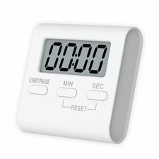 Loud Digital Kitchen Timer Magnetic Alarm For Cooking Count Down Clock Timers UK