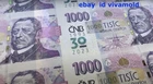 1000 KORUN 2023 CZECH REPUBLIC UNC RARE COMMEMORATIVE OVERPRINT BANKNOTE CROWN