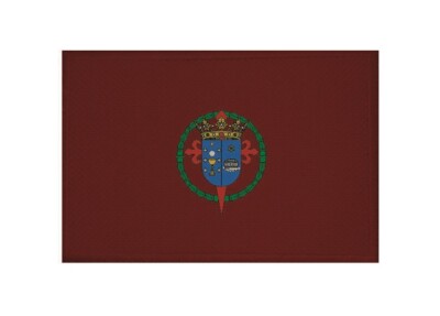  Aufnäher Santiago de Compostela Fahne Flagge Aufbügler Patch 9 x 6 cm