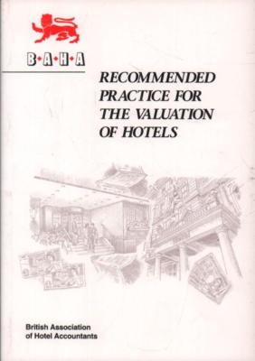 Recommended Practice For The Valuation Of Hotels(Paperback Book)Brit-Good