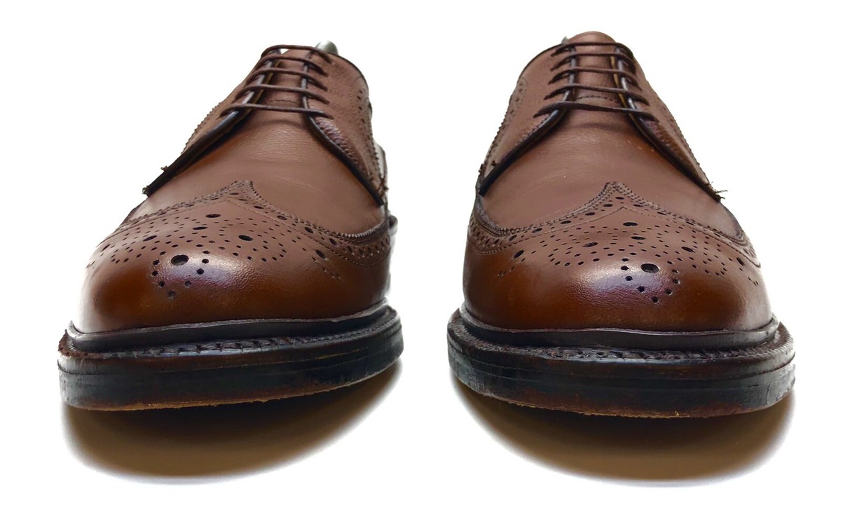 Mens Footjoy USA Vintage 77347 Brown Leather Oxford Wingtip  display picture 3