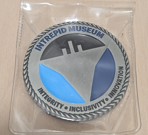 Intrepid Museum USS Intrepid 80th Anniversary Challenge Coin