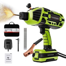 TRQWH Portable Handheld ARC Welder, 110V 120A IGBT Stick Welder, Green