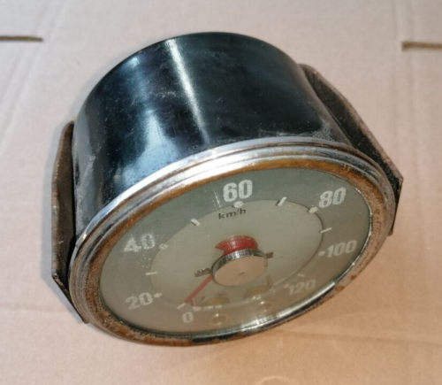 Original DDR Tacho Tachometer Trabant 500 600 Silber Punkt Super Zustand - Bild 3 von 7