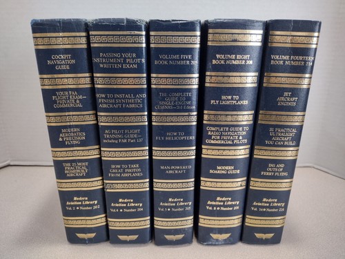 Lot of 5 Modern Aviation Library Vols. 2, 4, 5, 8, 14 Hardcover ©1979-80 - Picture 2 of 23
