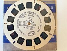 SAWYER'S VIEW-MASTER 1ST ED 303 ALASKA SKAGWAY - WHITE PASS W. TAKU ARM/ SLEEVE