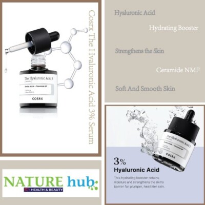 COSRX The Hyaluronic Acid 3% Serum Wrinkles, Fine Lines, Repair Dry Skin 0.67 oz