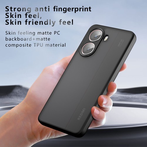 For XiaoMi Poco X7 Pro 5G, Luxury 4 Airbags Acrylic Case Matte Soft Bumper Cover - Picture 7 of 16