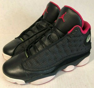 womens jordan retro 13 black and pink