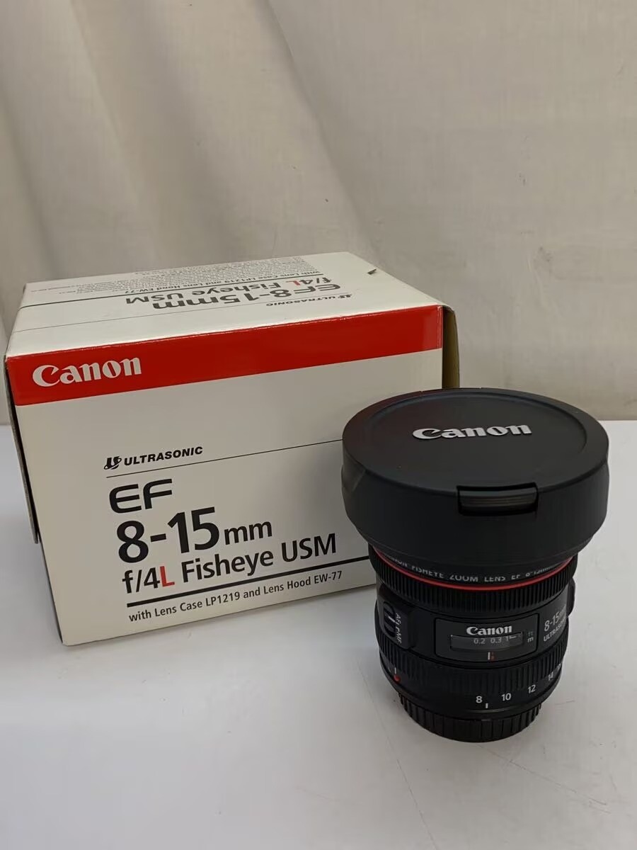 Canon EF 8-15mm F/4L Fisheye USM Ultra-Wide Angle Lens w