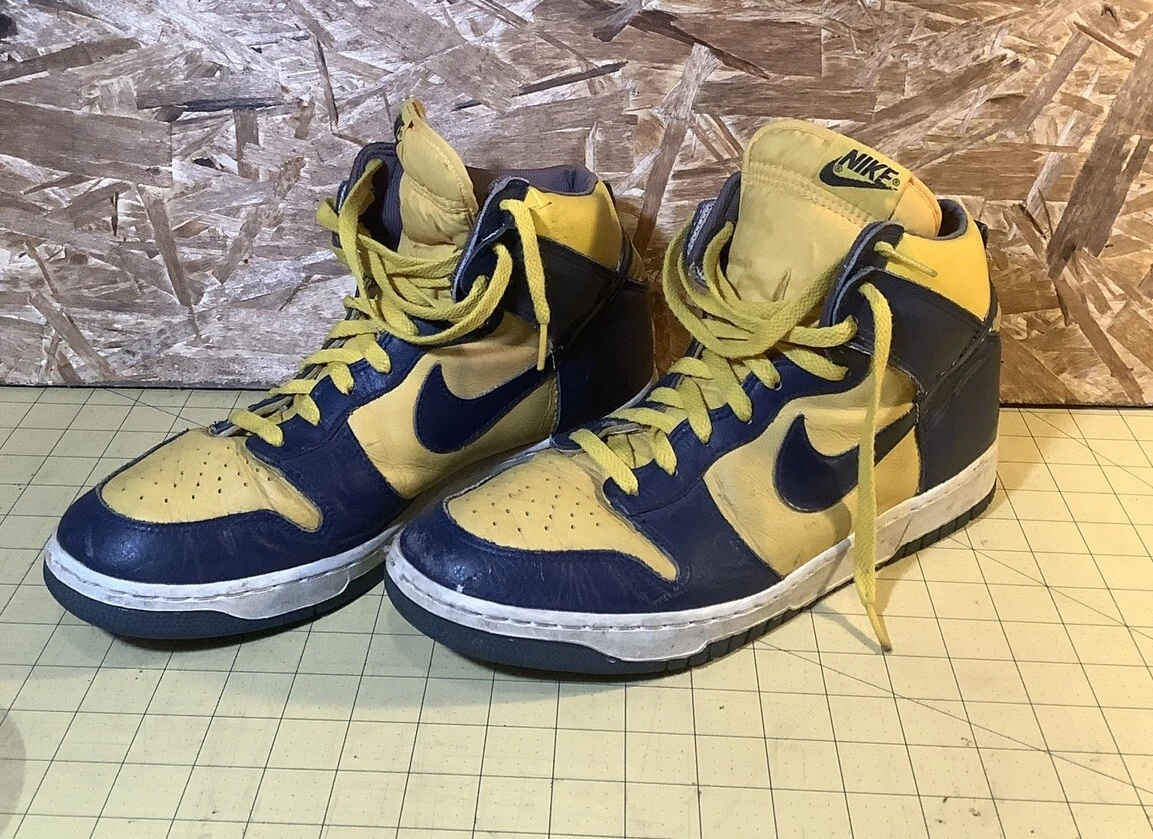 Nike Dunk 1985 High Michigan for Sale | Authenticity Guaranteed | eBay
