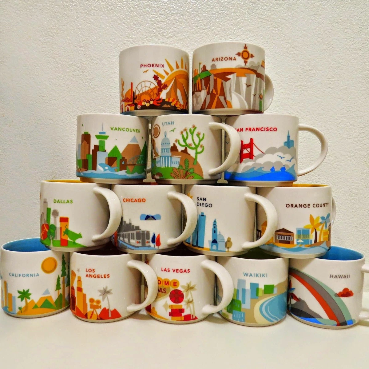 STARBUCKS YOU ARE HERE MUGS eBay