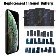 100% Battery Replacement For iPhone 11 12 13 14 Pro Max XS 8 6 Lot Adhesive Tool