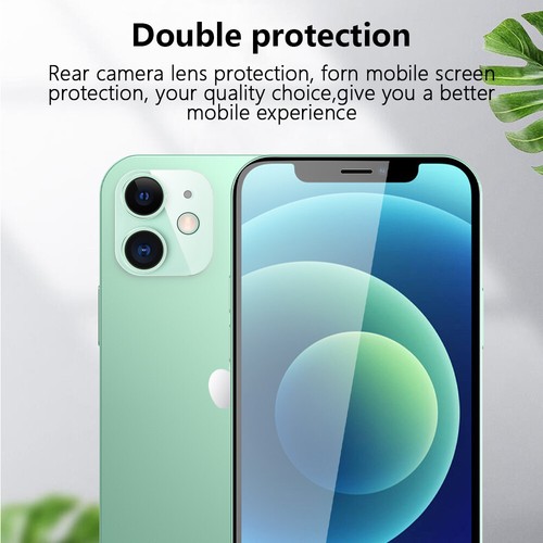 For iPhone 13 12 Pro Max XR XS Defender Rugged Tempered Glass Screen Protector - Picture 7 of 14