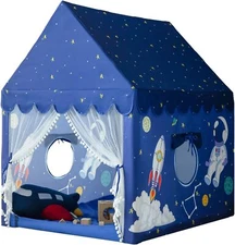 Kids Play Tent - Indoor Outdoor Castle Play House - Spaceship Space Rocket Tent