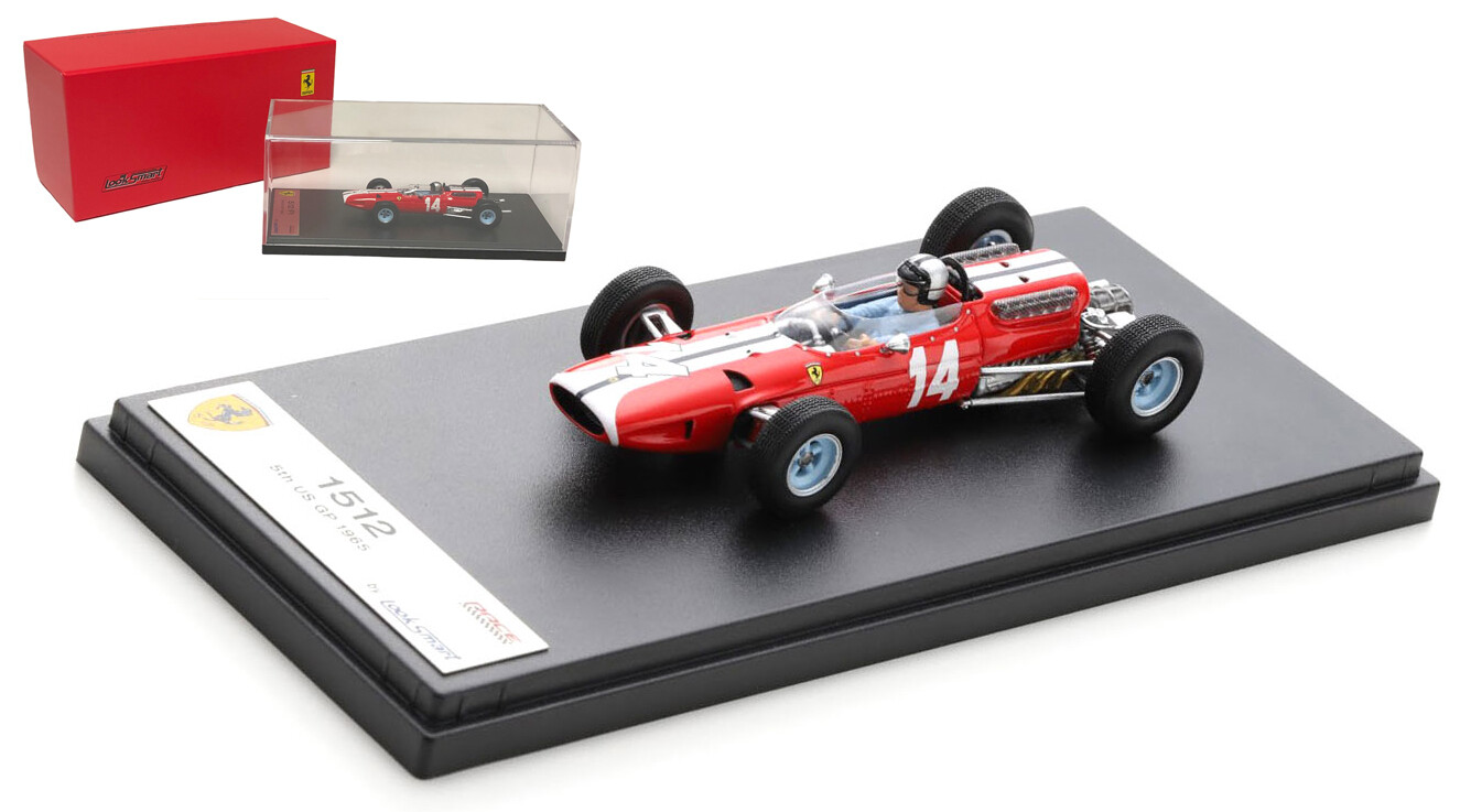 Looksmart LSRC072 Ferrari 512 #14 5th US GP 1965 - Pedro Rodriguez 1/43 Scale