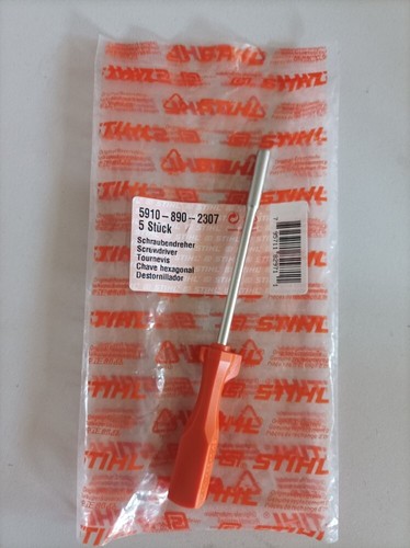 Stihl Schraubendreher Vergasereinstellung Werkzeug 4MM Sechskant 5910 890 2307 - Bild 4 von 5