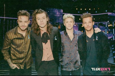 Harry Styles Israelisches Magazin POSTER ONE DIRECTION 1D Liam Payne PINUP 20...