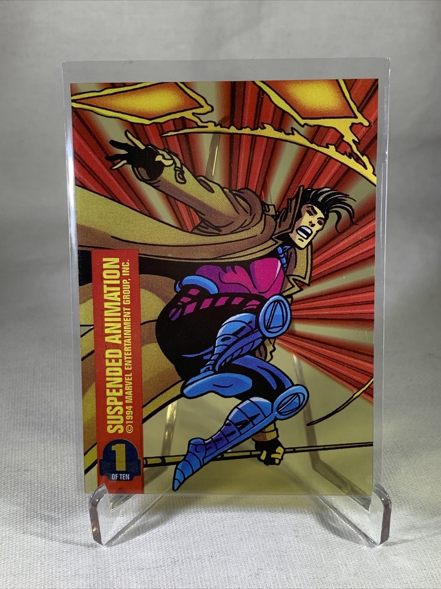 1994 Marvel Universe GAMBIT #1 (of 10) Suspended Animation Rare