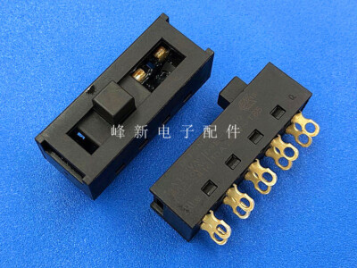 2pcs new for Defond DSE-2410 16A125VAC 10A250V 10 pins 4 Positions Slide Switch