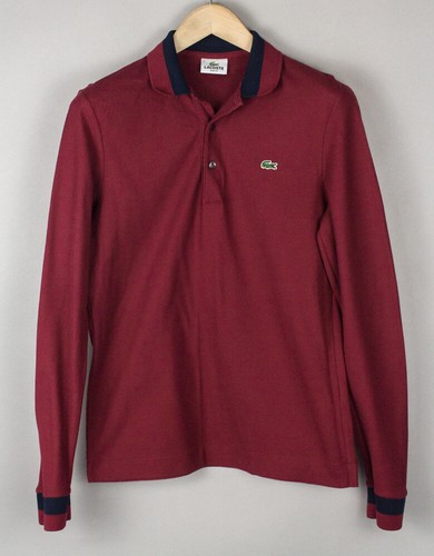 LACOSTE Men Slim Fit Polo Neck Jumper 