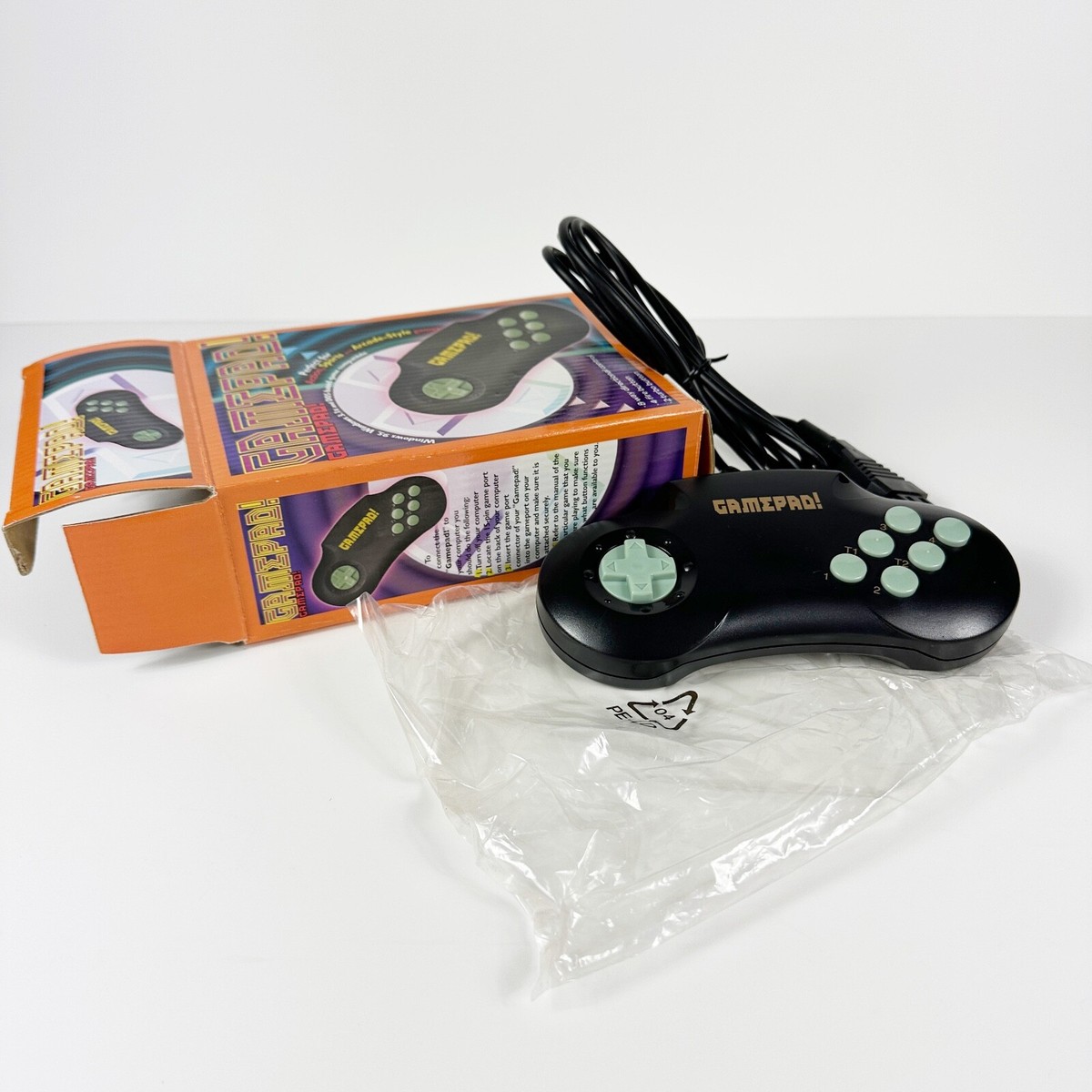 Gamepad! Windows 95 3.1 MS-DOS 15-pin PC Controller / VINTAGE IN