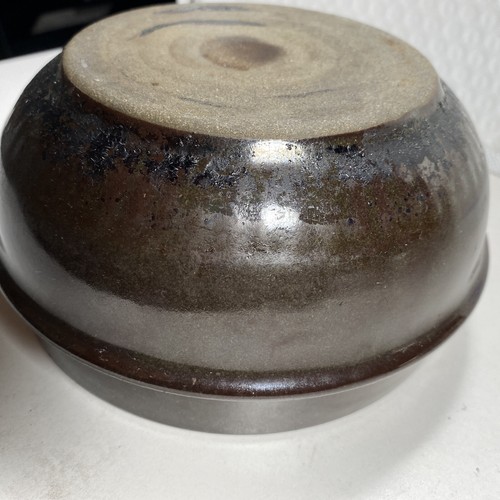 Korean Ttukbaegi Earthenware Bowl Black ceramic 6.5” DIA Hyesung Ceramic - Picture 5 of 7