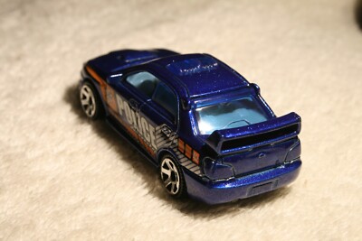 22 MATCHBOX BLUE METALLIC 2007 SUBARU IMPREZA WRX LOOSE MBX JAPAN