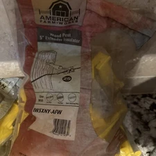 American Farm Works Wood Post  5” Extender Insulator 3 Bags 25 Count Each