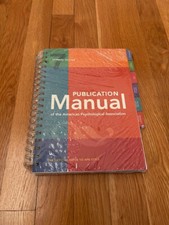 Publication Manual of the American Psychologi...