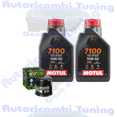 Inspektionskit Öl Motul 7100 10W50 für Yamaha YFM700 Kodiak 700 4WD Hunter ��2019