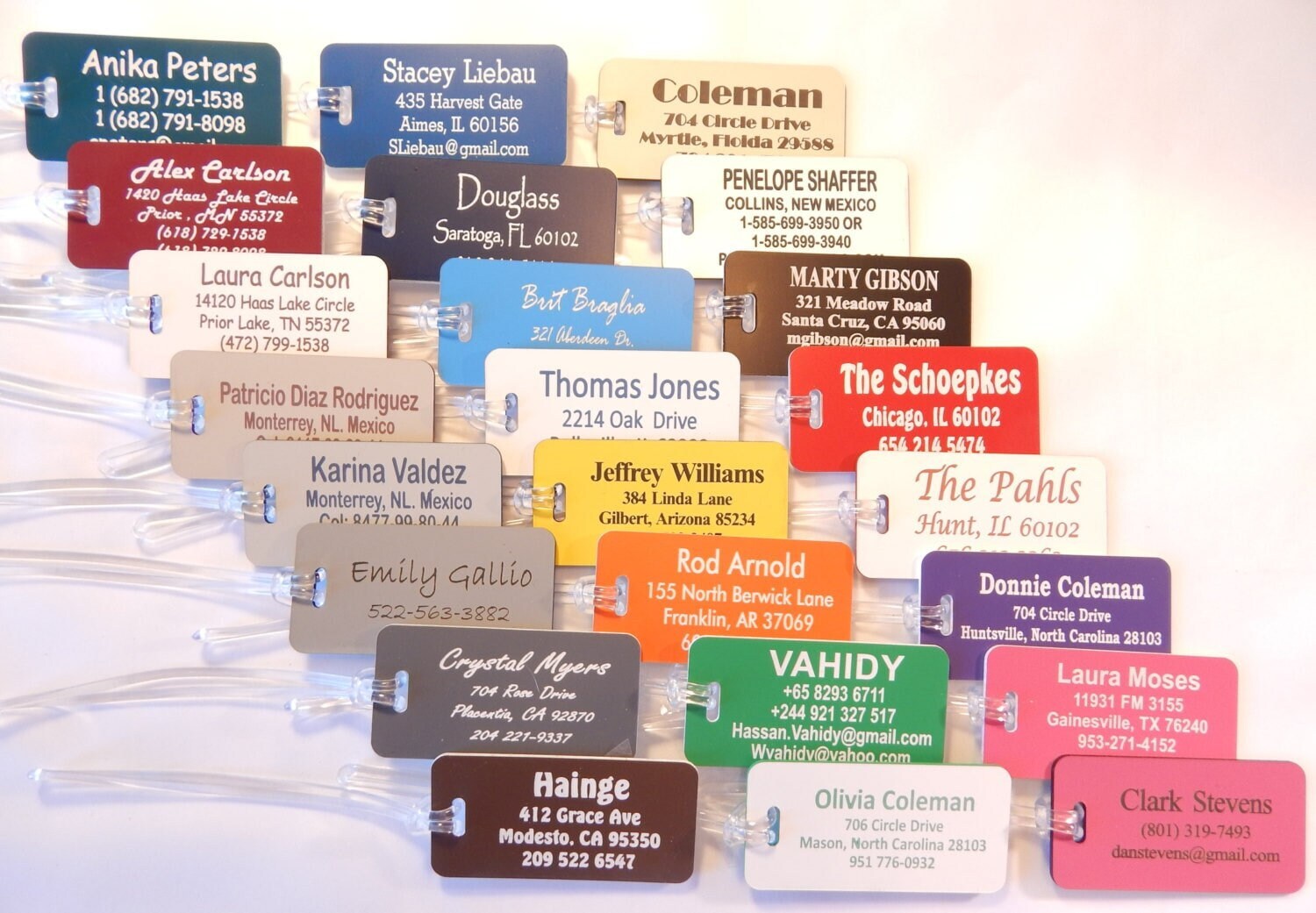 Tags 24 Colors To Choose From.
