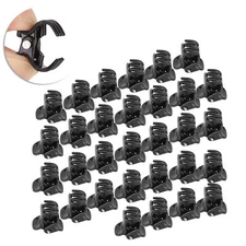 100PCS Black Plastic Mini Clips Small Claws Hair Clip Clamp Hair Accessories