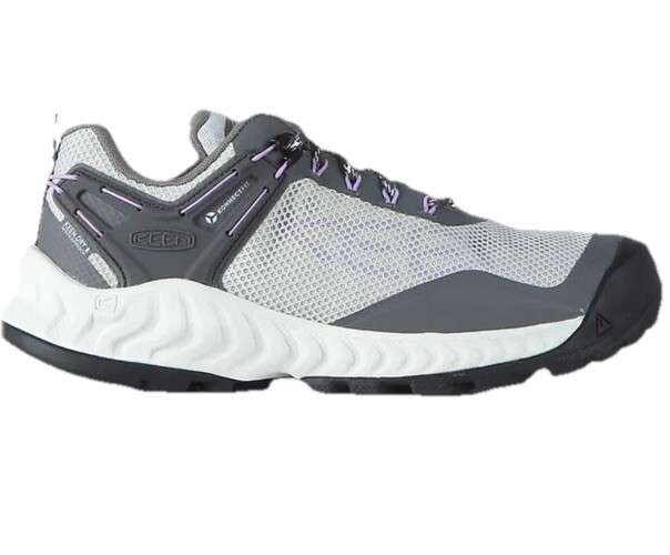 Scarpe KEEN DONNA NXIS EVO ESCURSIONISMO IMPERMEABILI 1025913 acciaio lavanda tg 6 5 US