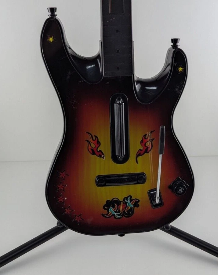 Guitar Hero Sunburst Wireless Controller PS3 No Dongle Untested - Image 2 of 4