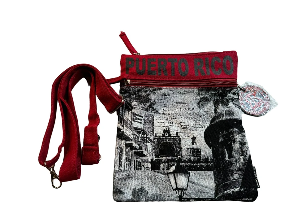 Robin Ruth Cross body bag With Print Of Puerto Rico Street New - Image 4 of 4