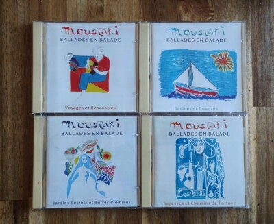 MOUSTAKI BALLADES EN BALADE CD Intégrale 4 Cd Sans Le Coffret TBE